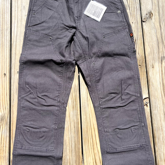 Dovetail Workwear Women's Britt Utility Canvas Pants, 6/32, Grey - Picture 7 of 11